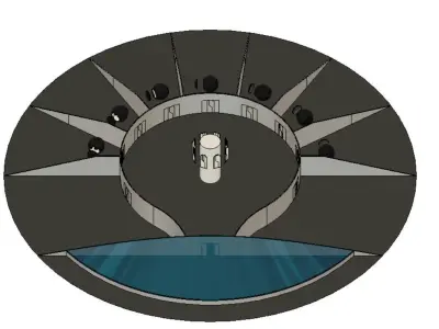 UFO mothership 3D model