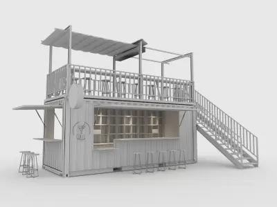 Container Bar 1 3D model