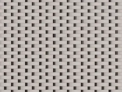 Vertical White and Ebony Woven Panel PBR Seamless Texture