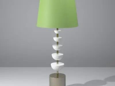 Crescent Lamp 3D model