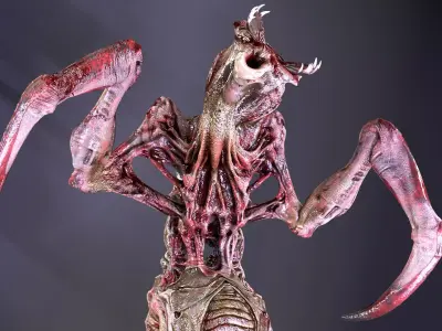 Roach Monster Low-poly 3D model