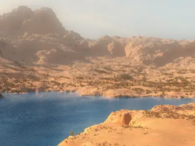 Desert Ancient City 3D model