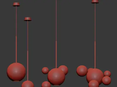 Giopato Coombes Bolle 4 and 6 Bubbles Set 3D model