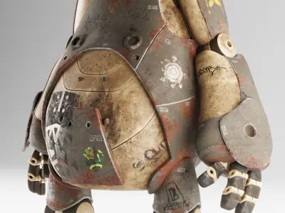 Robot giant 3D model