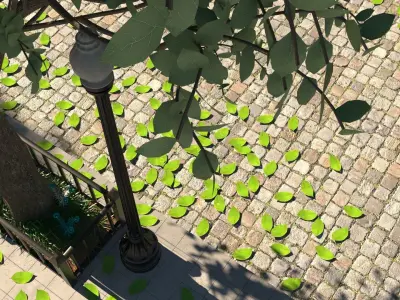 Tree Street 3D model