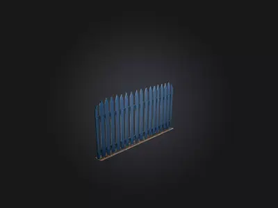 Fence 3D model get