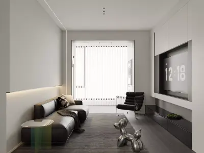 apartment interior scenes       3D model purchase