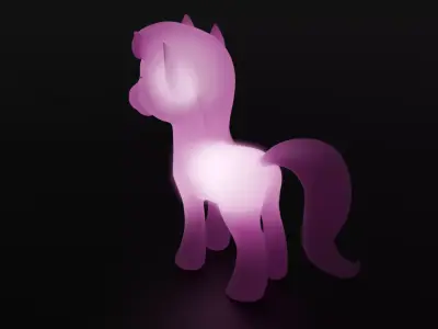 Pony Indirect Lighting 3D model