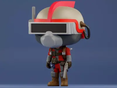 Arc Raider Funko Pop 3mf and stls  3D print model