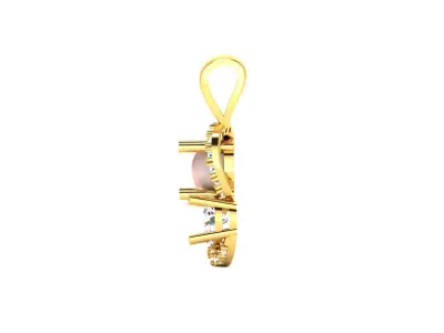 Solitaire Pendants  3D print model 3