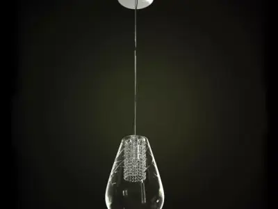 Gander Floor Lamp Adesso 3D model