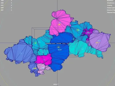 Tokat  Black Sea Region  Turkey map region geography political 3D model