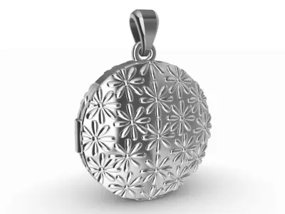 Flower Reliquary Relicario Photo Holder 3D print model