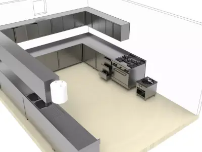 KITCHEN 43 3D model