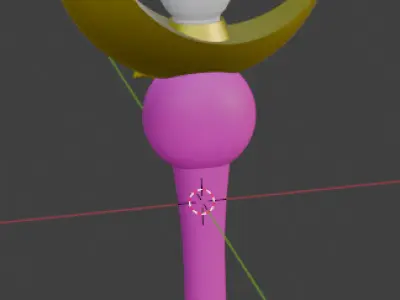 Sailor Moon Wand Lamp 3D print model