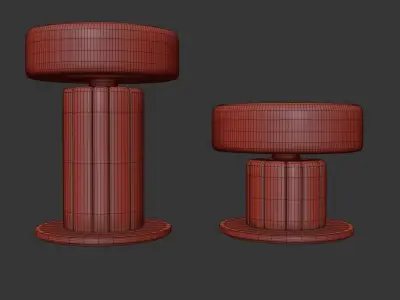 Melogranoblu RapaNui table lamp 3D model