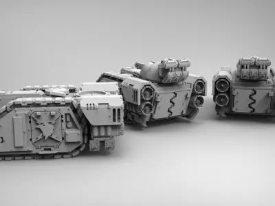 Tempest Knights -  Rapid Assault Bulk Imperil Transport - RABIT 3D print model