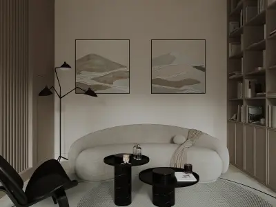 Apartment Scene 3D model