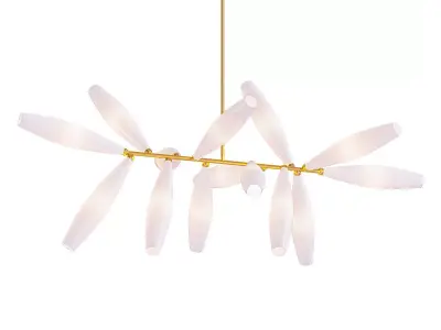 Gem chandelier 3D model