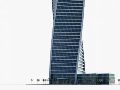 Al Majdoul Tower - saudi arabia 3D model