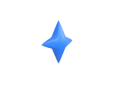 Sparkle v2 004 Low-poly 3D model