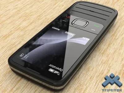 Nokia 6700 Classic 2009 - black 3D model