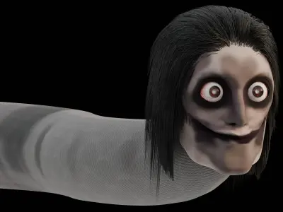 Snake Horror Creature From PoolRoom Horror Game 3D model