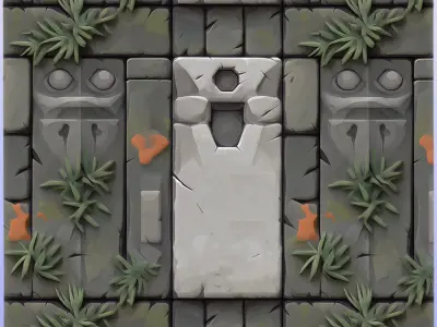 Stylized Stone Floor Seamless Texture Texture shop