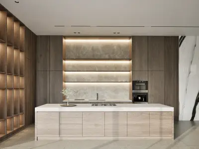 Modern House Design - Lotus Retreat 3D model