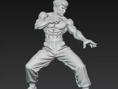 Fey Long from Street Fighter Free 3D print model