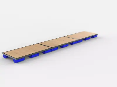  Floating docks 02 3D model