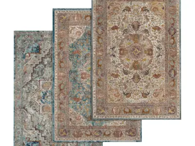 Rug Set 13 3D model purchase