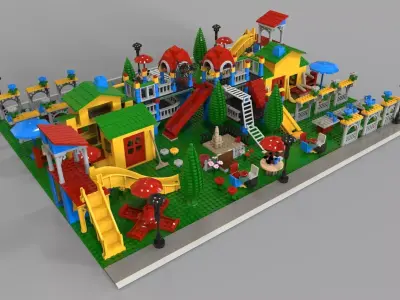 Lego Kindergarten 3D model