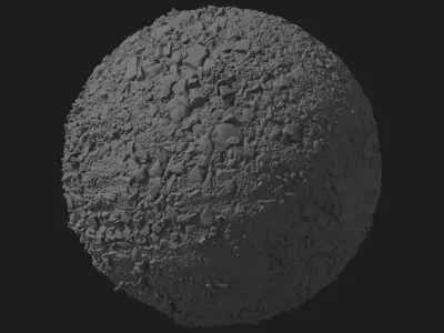 Compacted stone ground Texture