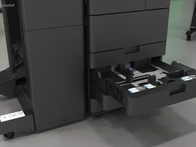  Laser MFP Black with Booklet Finisher 