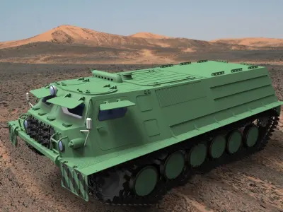 Multi-purpose light towing vehicle 3D model