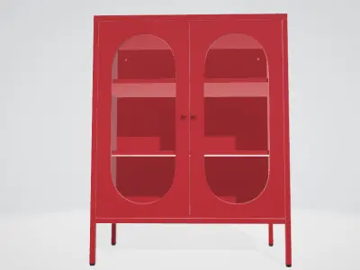 LINGZOE Metal Storage Cabinet 3D model