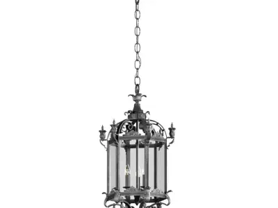 Streetlight Pendant Restoration Hardware 3D model