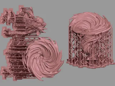 Asmoth statue 3D print model