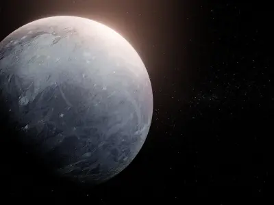 Photorealistic Pluto 8k Textures 3D Model Low-poly 3D model