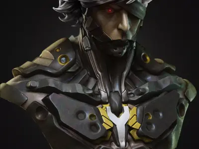 riden metal gear 3D print model