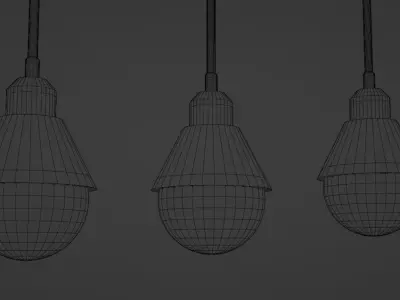 chandelier ligth Free low-poly 3D model