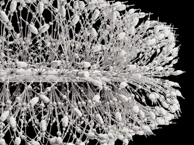Crystal Chandelier Collection 001 3D model