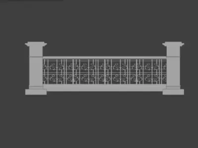 Architecture Railing 3D print model