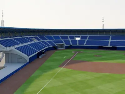 Neptunus Familiestadion - Rotterdam 3D model