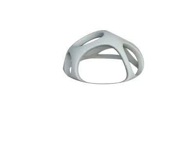 SciFi Cube Object No 52821 Low Poly Shape Low-poly 3D model