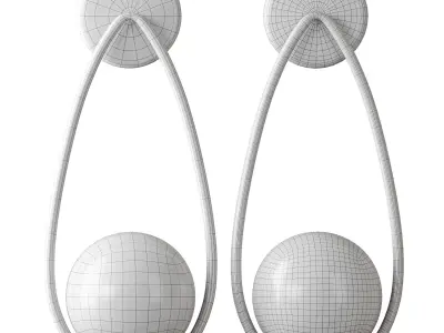 Galassia One Light Sconce Low-poly 3D model
