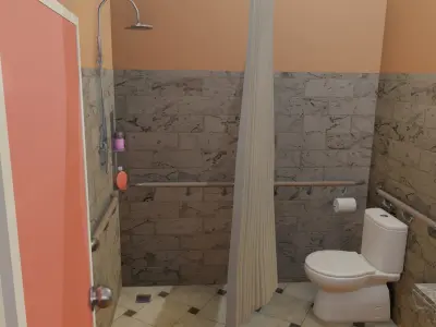 VRHospital Room 3d model Low-poly 3D model