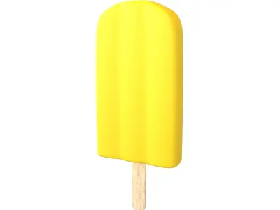 Ice Lolly v2 004 Low-poly 3D model