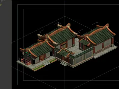 Ancient Architecture 3D model 20